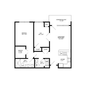 franklin floor plan 1 bedroom 1 and a half bath